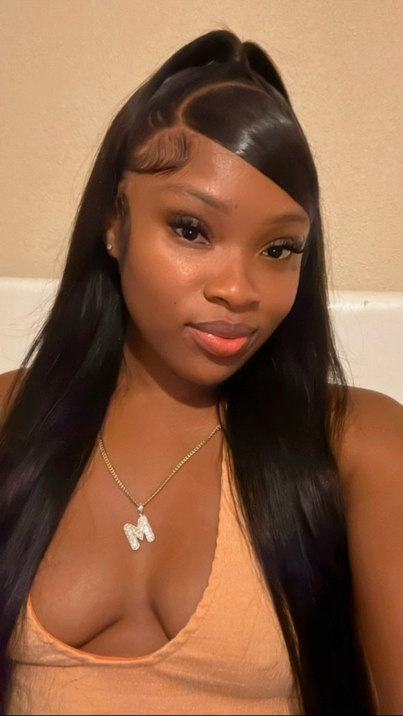 Silky Straight Transparent Wig